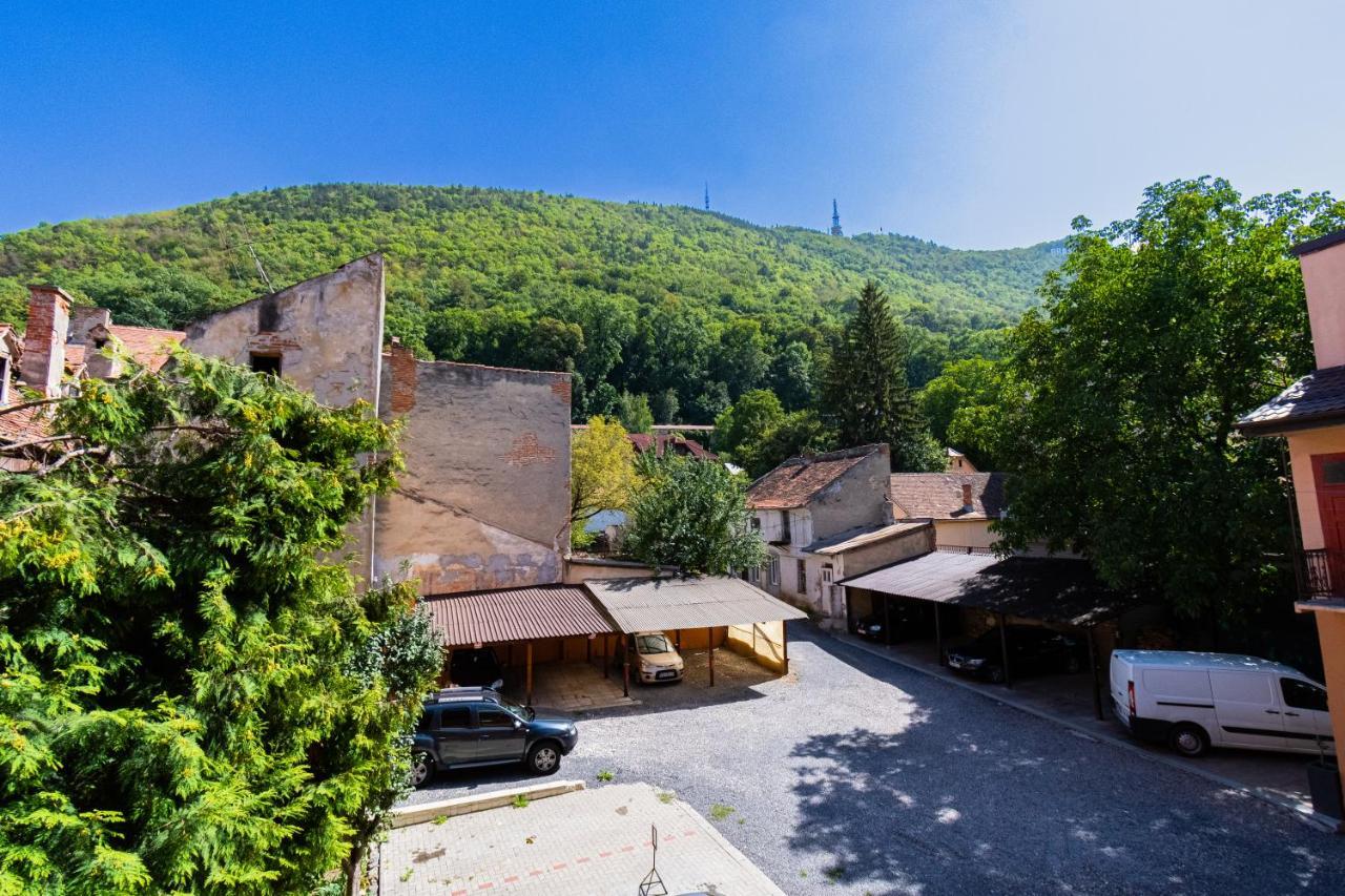 Black Gate - Quiet Studio In The Heart Of Old Town With Free Private Secured Parking Braşov Eksteriør bilde